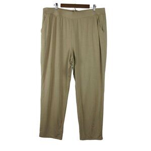 Express Women’s XL Beige High Waist Casual Stretch Lightweight Pants $60
